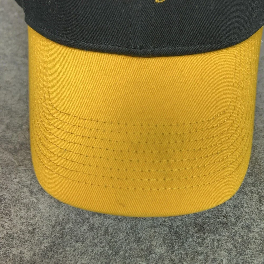 Iowa Hawkeyes Hat Cap Snap Back Black Gold NCAA College Football Nike Mens - Picture 3 of 9